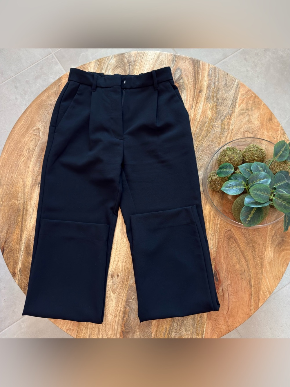 A&F Sloane Tailored Wide Leg Pant